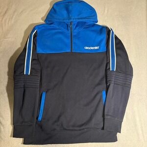 Vintage Blue and Black Akademiks hoodie